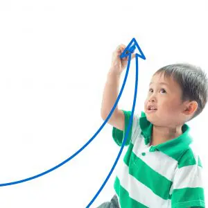 Anak Kecil Menunjuk ke Atas