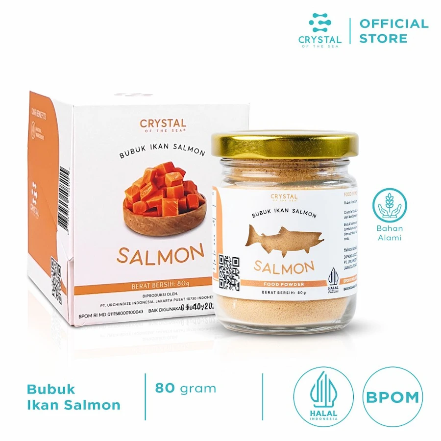 Bubuk Ikan Salmon 80 gram