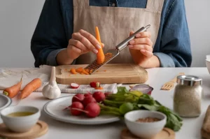 masak jagung manis dan wortel