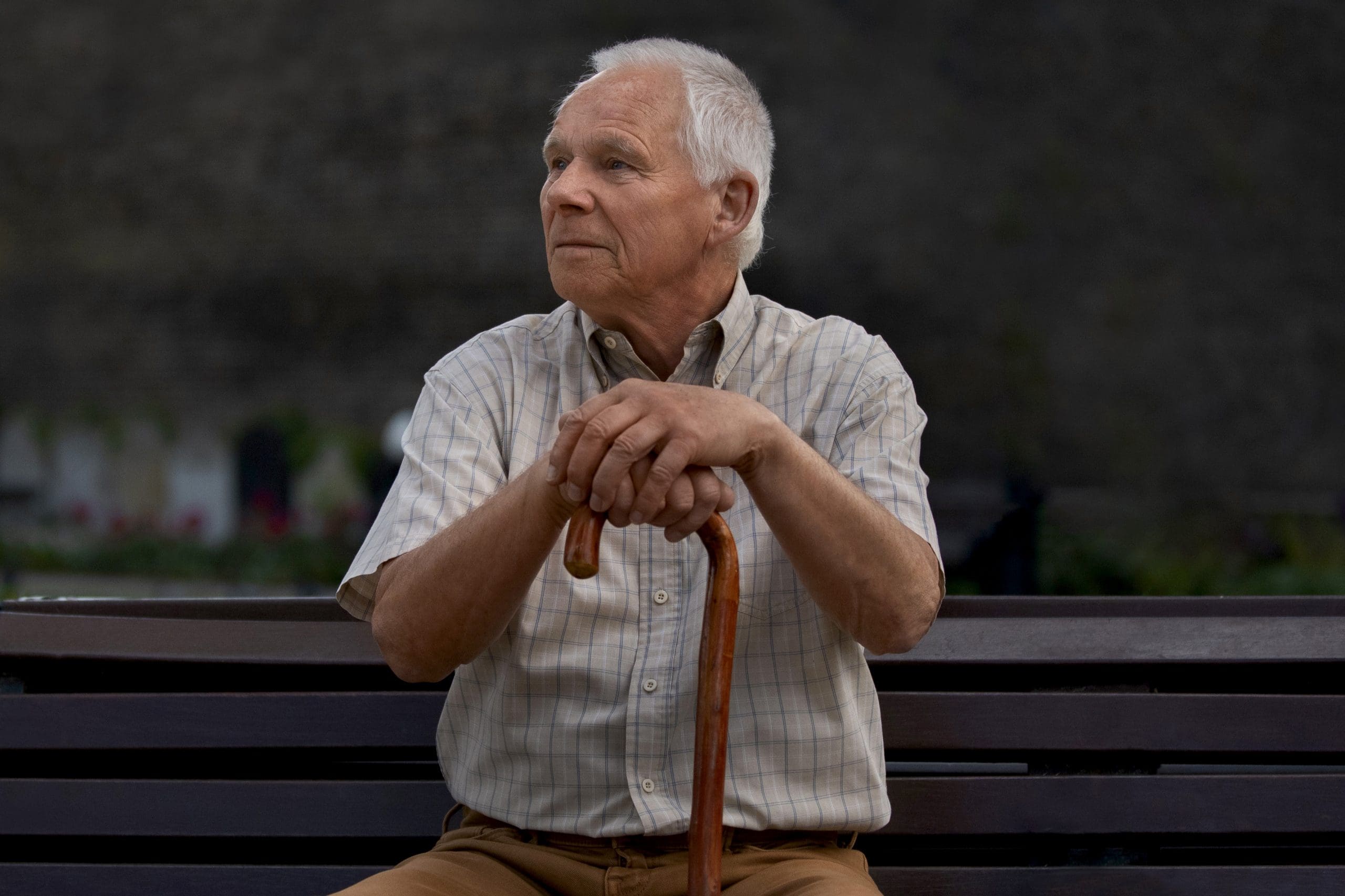 old man in the chair