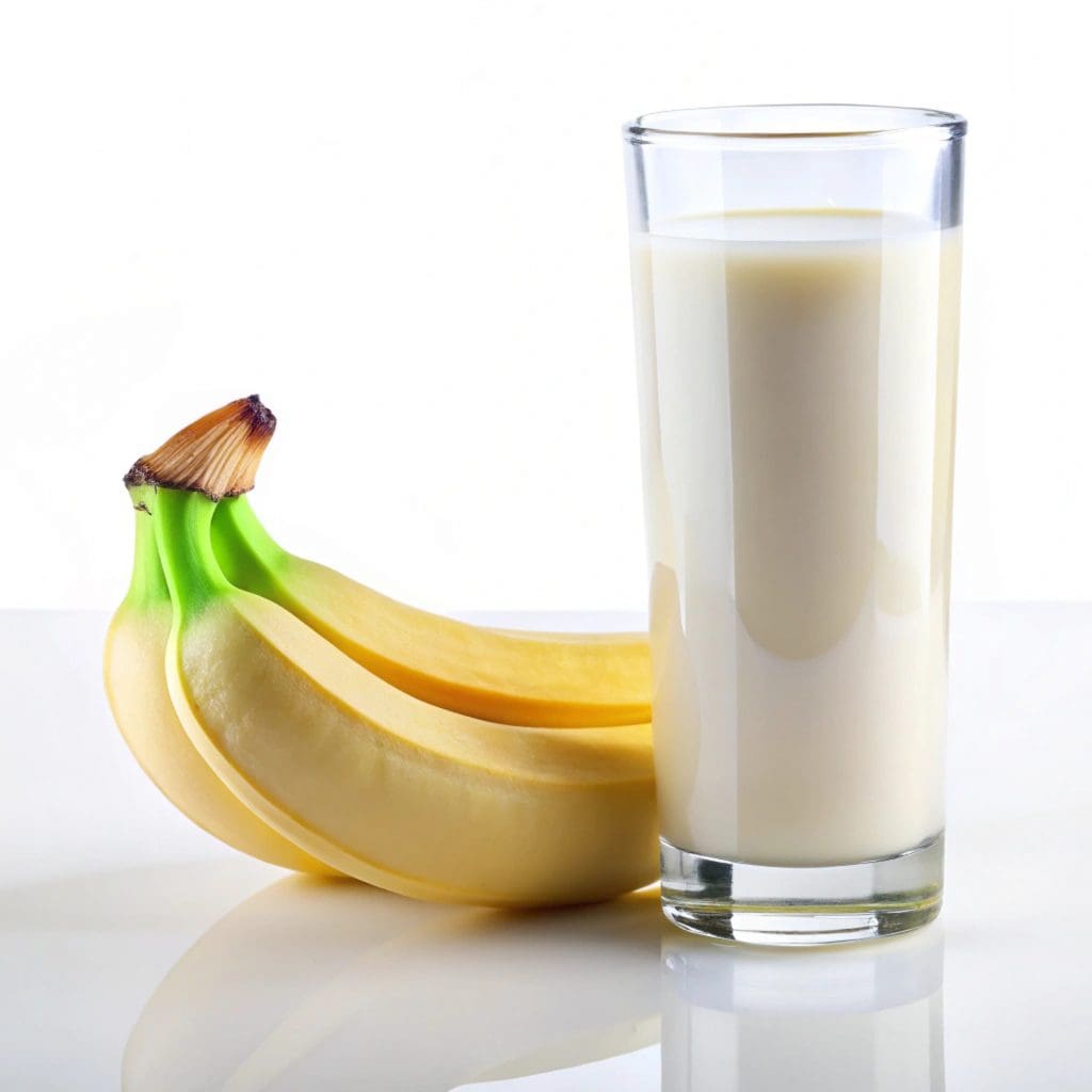 milk and banana