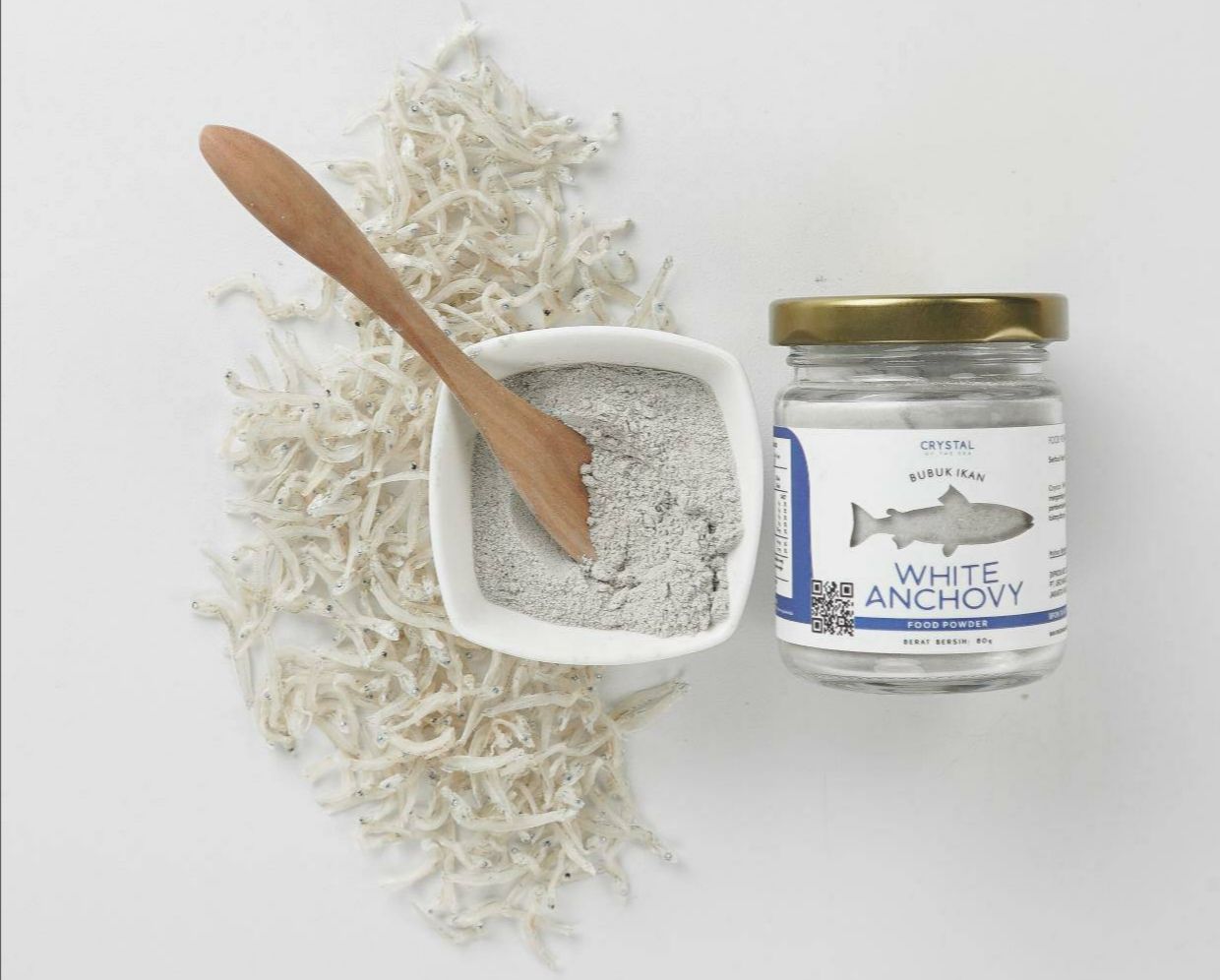 Dried White Anchovy & Food Powder White Anchovy dari Crystal Sea