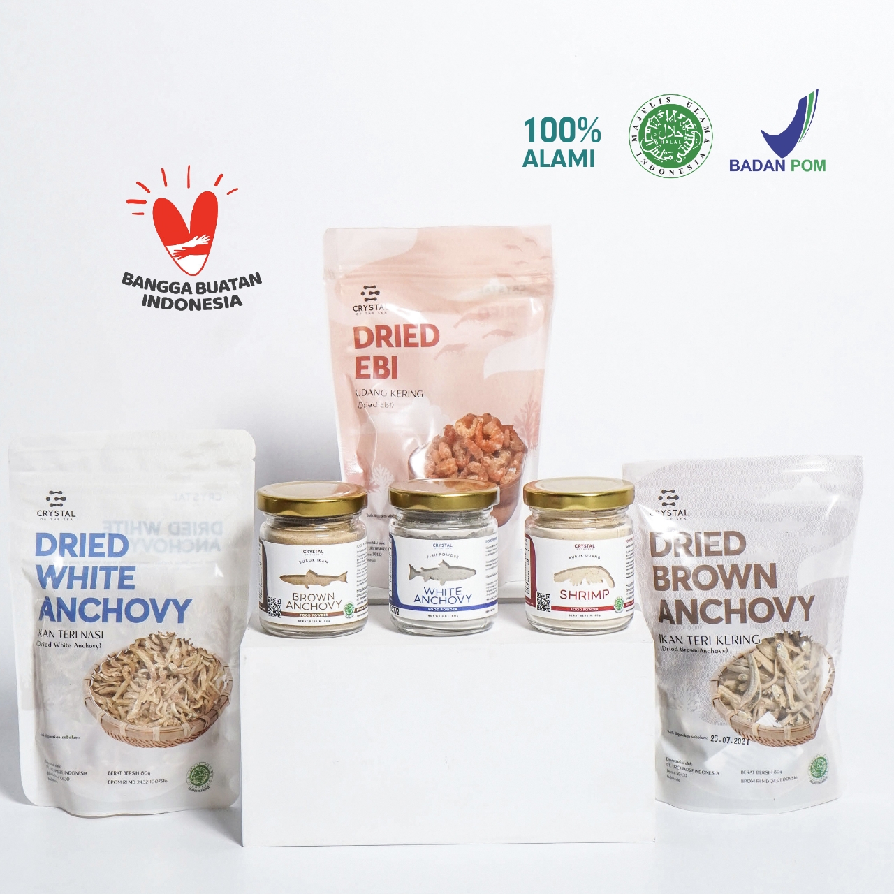 produk dried seafood dan food powder crystalsea